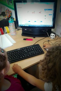 Ordering our shopping...