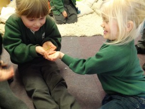 Helping each other